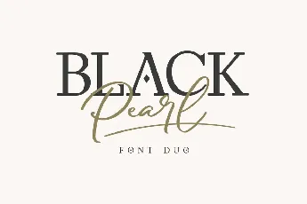 BlackPearl Demo font