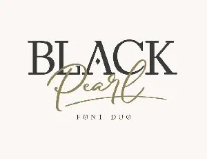 BlackPearl Demo font