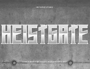 Heistgate Demo font