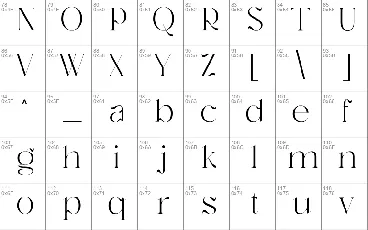 Negaroa font