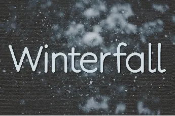 Winterfall font