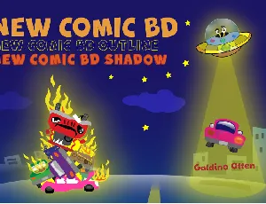 New Comic BD font