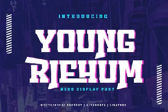 Young Riehum font