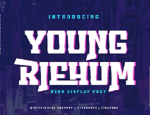 Young Riehum font