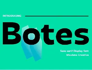 Botes font