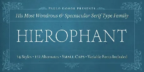 Hierophant Family font