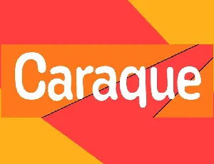 Caraque Family font