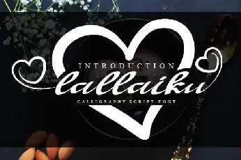 Lallaiku Calligraphy font