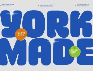 Yorkmade font