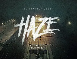 Haze Free font