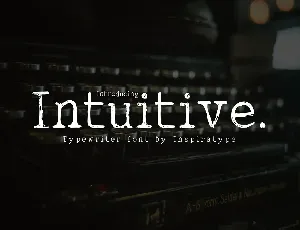 INTUITIVE FREE font
