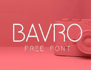 Bavro font