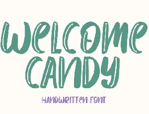 Welcome Candy font