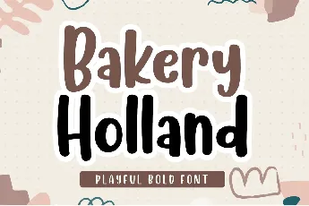 Bakery Holland font