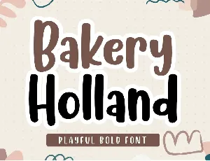 Bakery Holland font