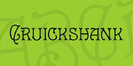 Cruickshank font