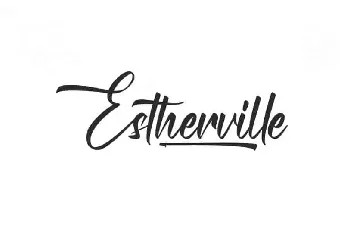 Estherville Script font