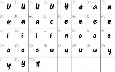 Qiyutie Script font