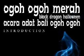 Dragonaga Display font