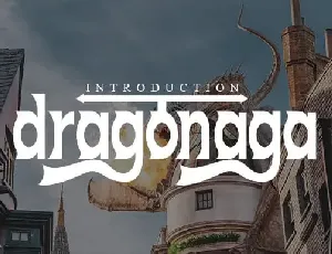 Dragonaga Display font