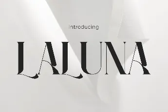 LALUNA font