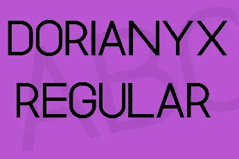 Dorianyx font