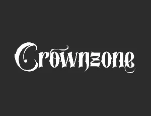 Crownzone Demo font