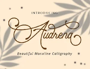 Audrena font