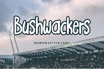 Bushwackers font