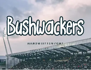 Bushwackers font