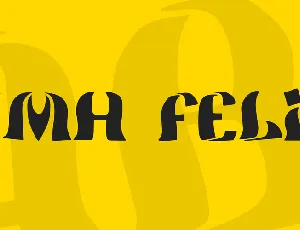 JMH Feliz font