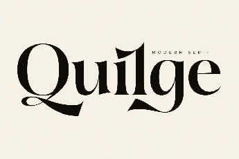 Quilge DEMO VERSION font