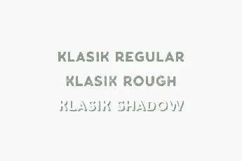 Klasik Sans Family font