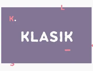 Klasik Sans Family font