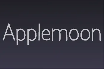 Applemoon font