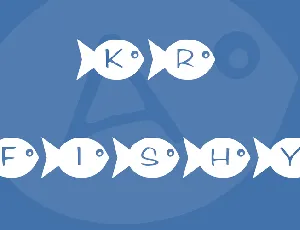 KR Fishy font