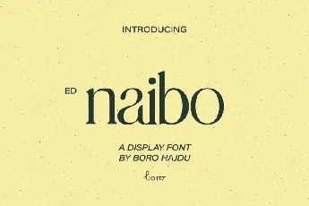 Naibo font