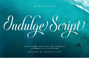 Indulge Script font