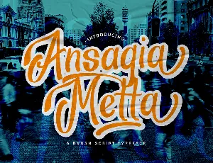 Ansagia Metta font