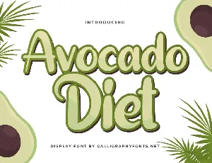 Avocado Diet Demo font