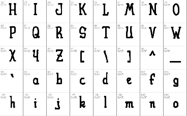 Heirany font