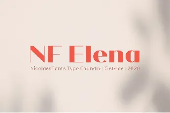 NF Elena font