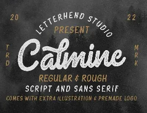 Calmine font