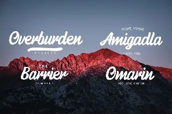 Malaga Script font