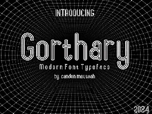 Gorthary font