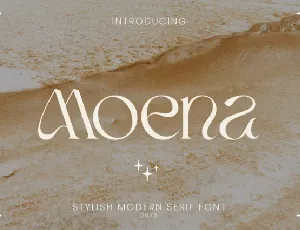 Moena font