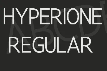 Hyperione font