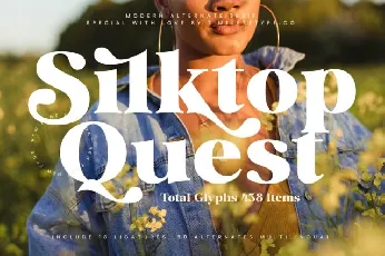 Silktop Quest font