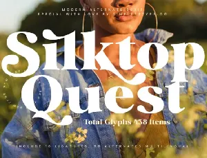 Silktop Quest font