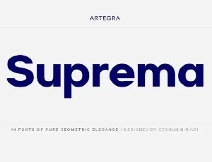 Suprema Family Free font